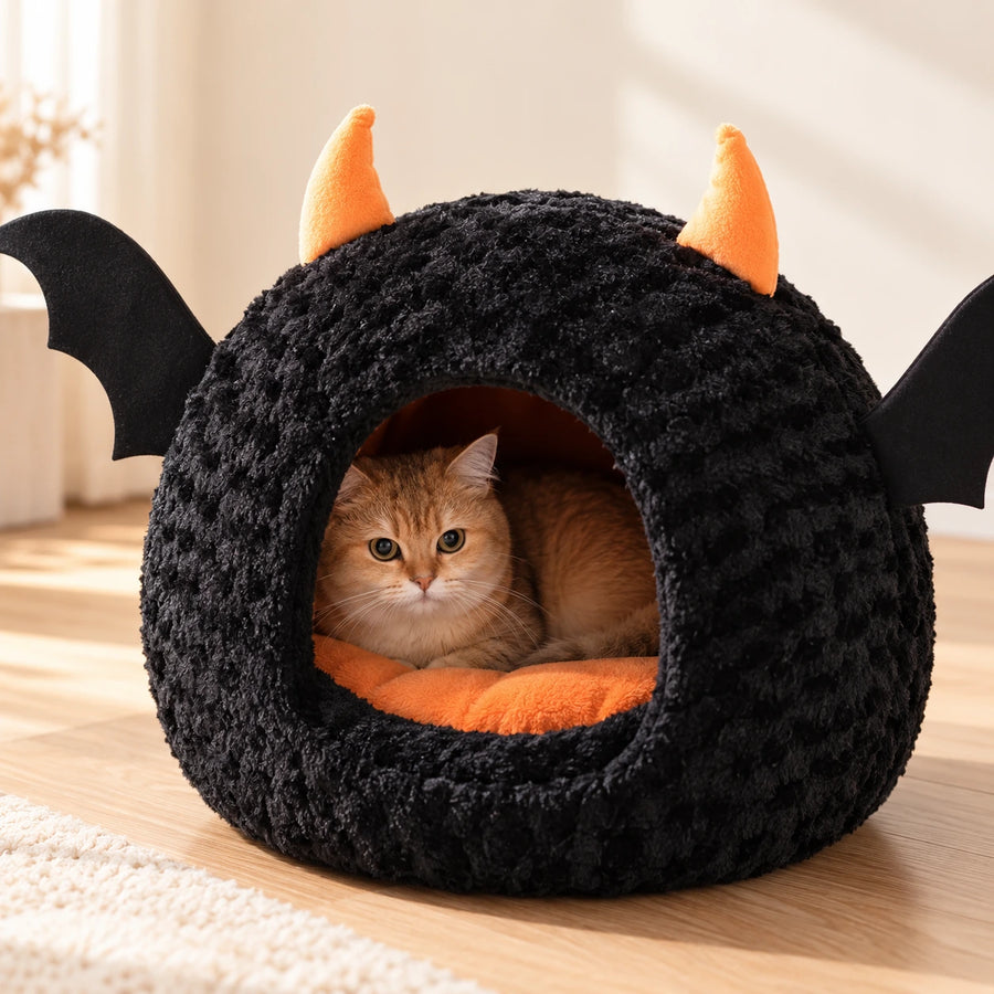 Cocon chauve-souris Halloween pour chat — Flaggermus