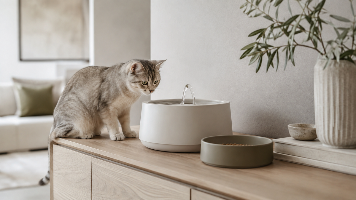 Comment choisir une fontaine à eau pour chat ?