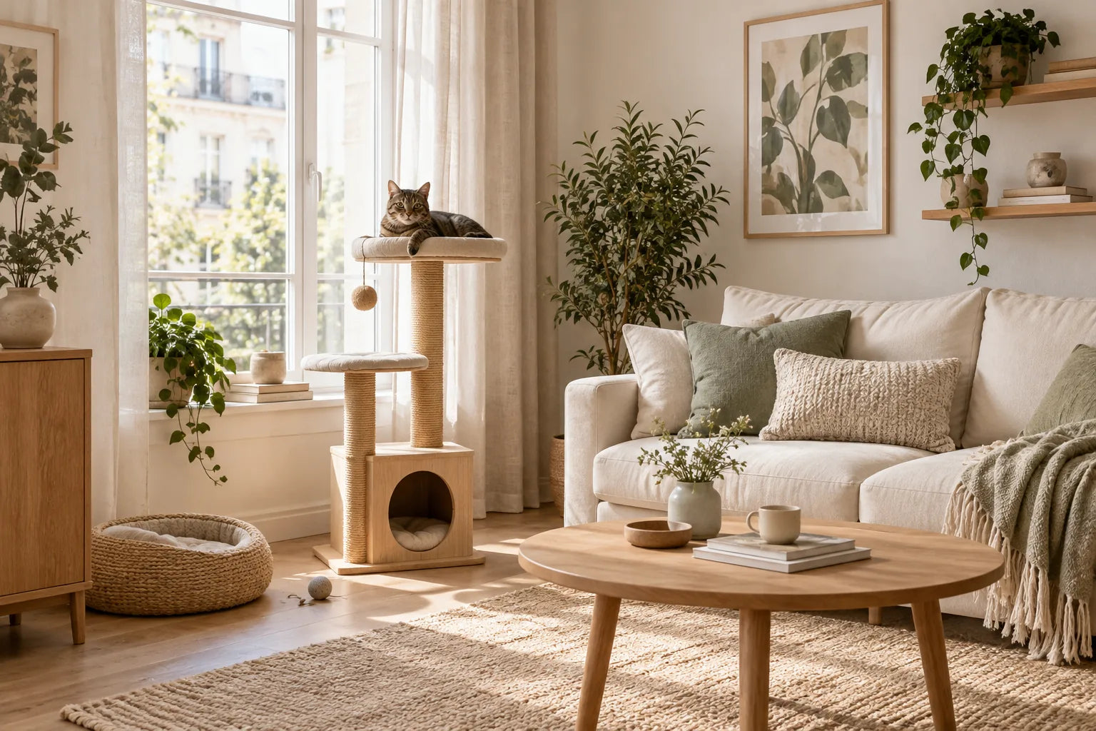 Comment aménager un appartement pour son chat sans sacrifier sa décoration ?