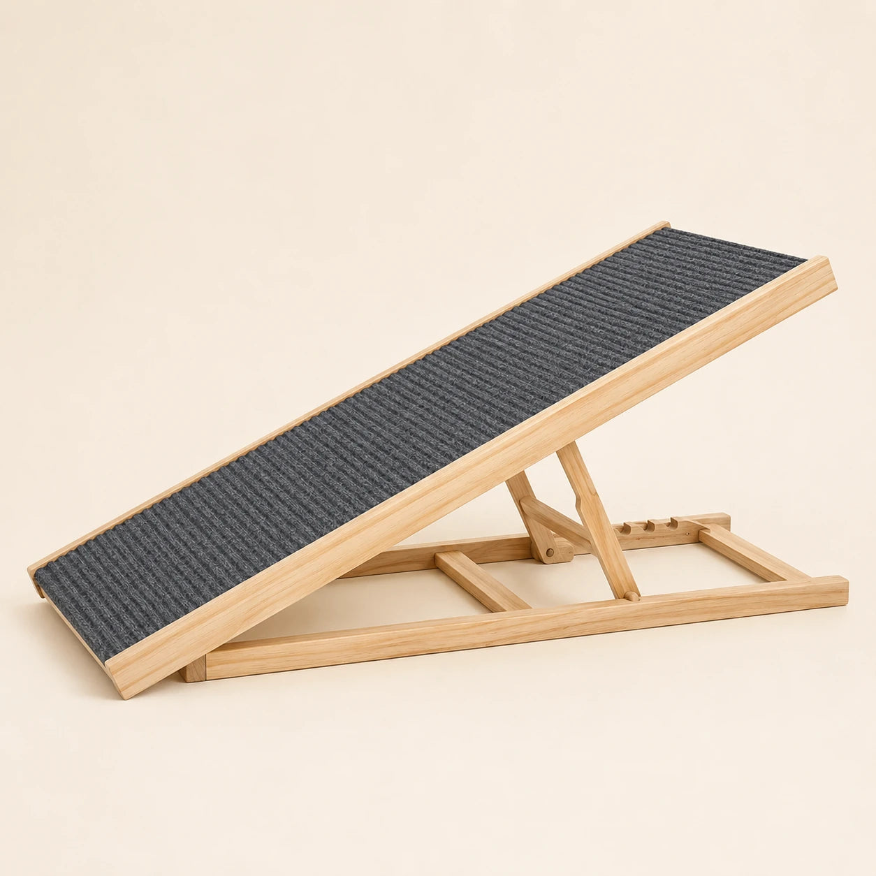 Rampe en bois réglable et pliable pour chien — Stig