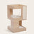 Meuble arbre à chat Ek en bois clair, format compact de 60 cm