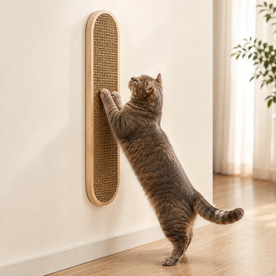 Griffoir mural en bois et sisal — Ramme