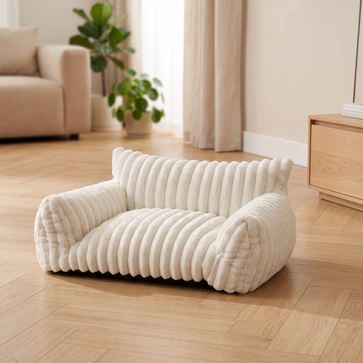 Canapé côtelé pour chat — Mysa