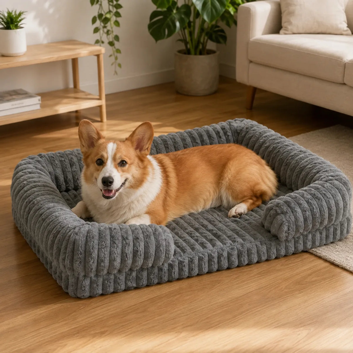 Couchage rembourré déhoussable pour chien Runa - vue 2