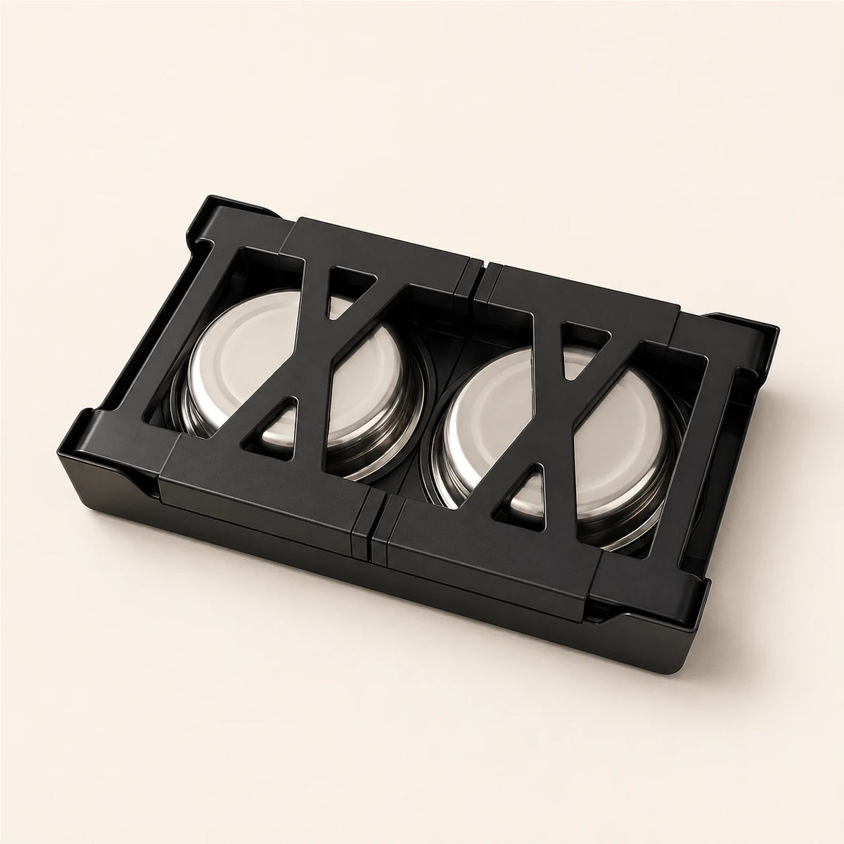 Support double gamelle réglable pour chien — Løft