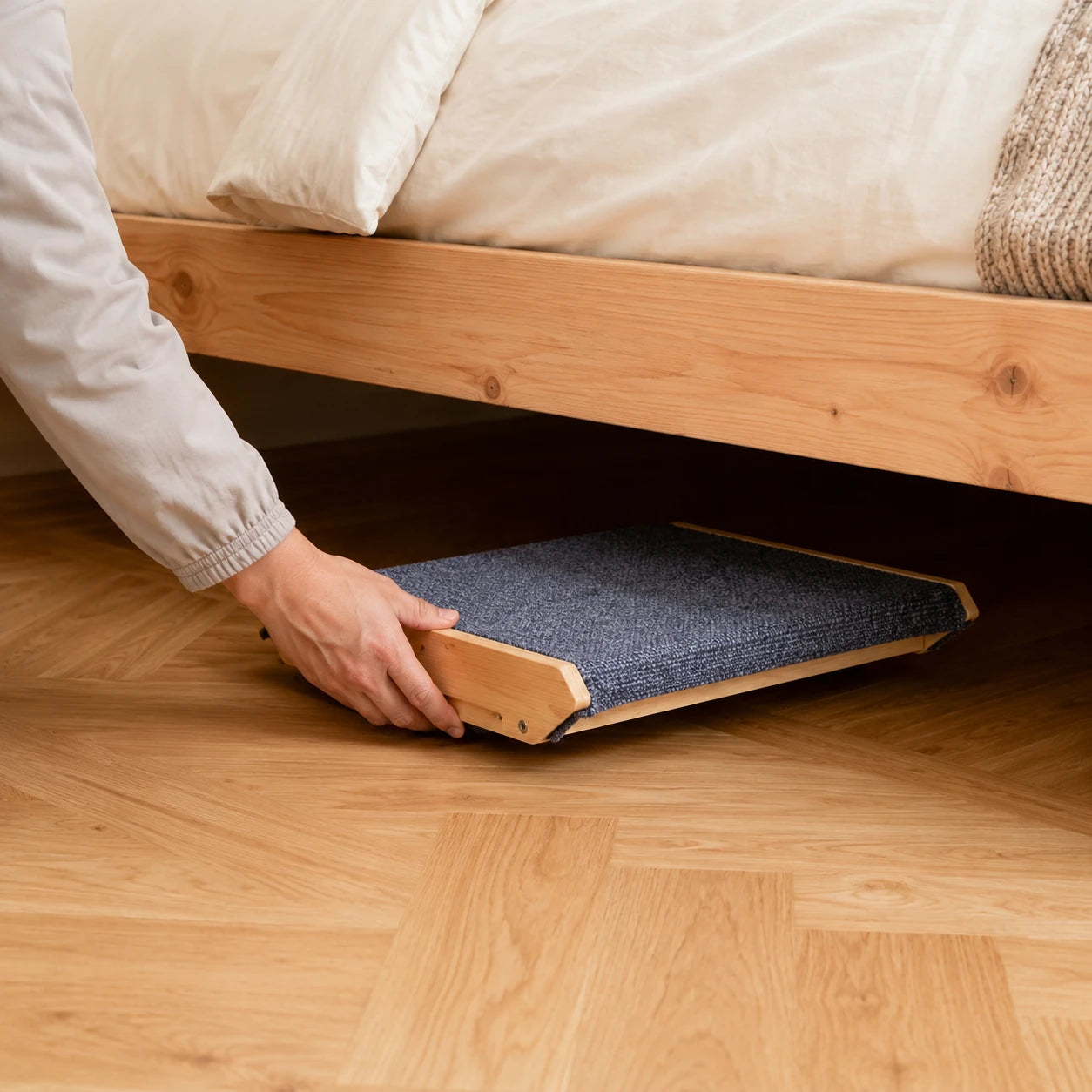 Escalier en bois pour chien — Trapp