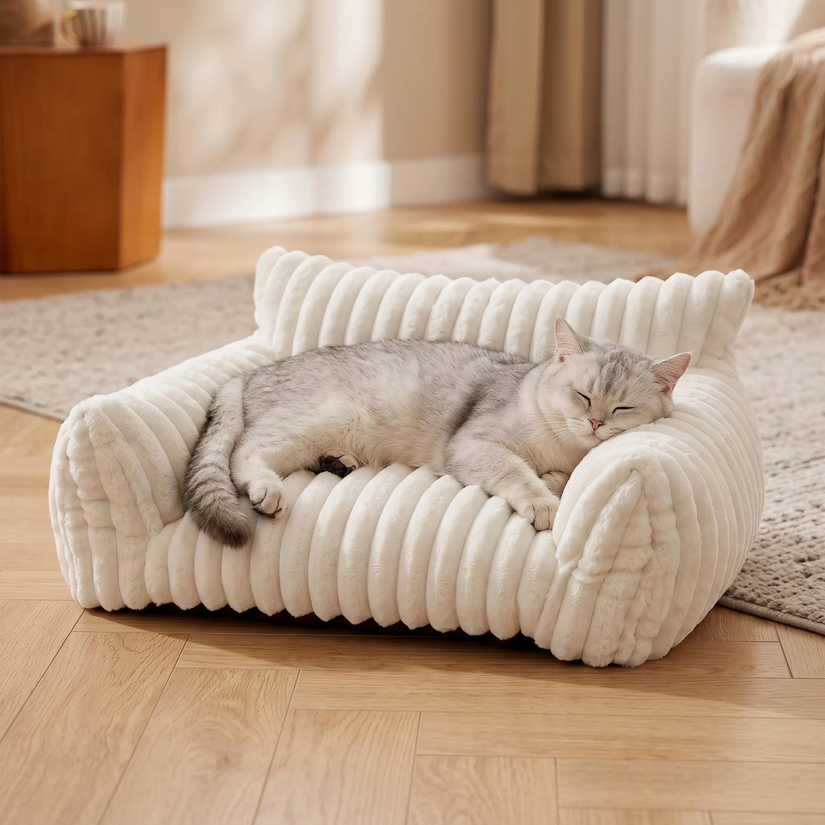 Canapé côtelé pour chat — Mysa