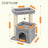 Compact Grey Designer Cat Tree — Sten