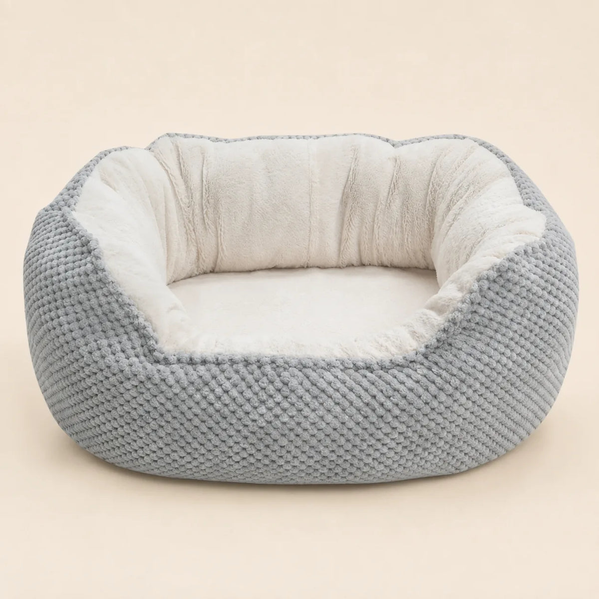 Couchage enveloppant pour chien Våg coloris gris argent