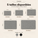 Guide des tailles du tapis de litière Korn
