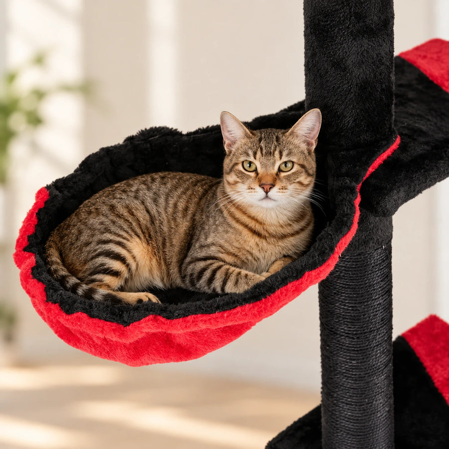 Arbre à chat gothique sol-plafond 245–300 cm — Mørk