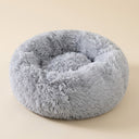 Panier donut en peluche pour chat Dun — vue principale
