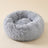 Panier donut en peluche pour chat Dun — vue principale