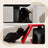 Petit arbre à chat gothique noir et rouge 80 cm — Skrekk — image 3