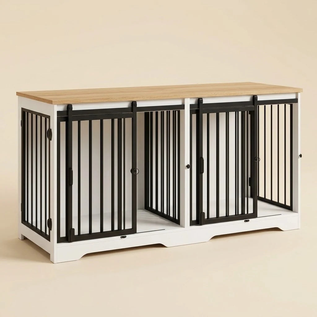 Meuble-niche double modulable pour chien — Vern