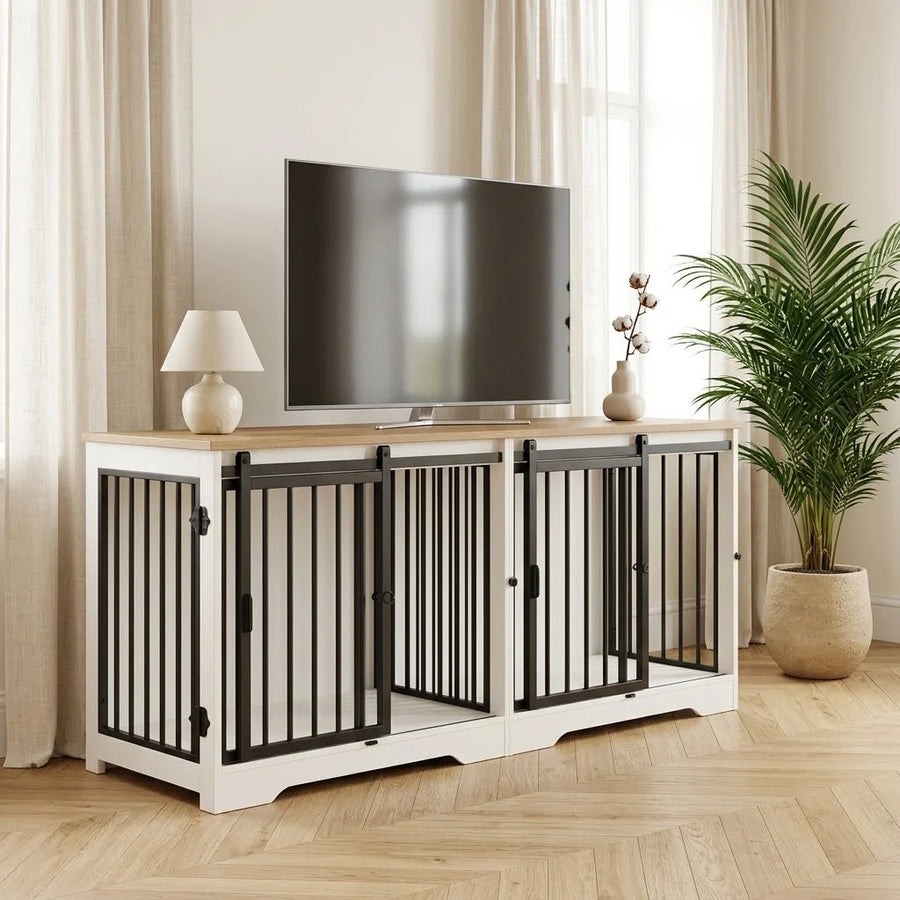 Meuble-niche double modulable pour chien — Vern